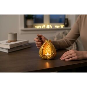 Angel Wings Tealight Prayer Candle Holder Christening Jewelry Holder Deco